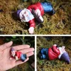 Fairycome Mini Garden Gnome Figurines Harst Fairy Funny Miniature Gnomes Elf Figur Micro Dwarf Kit för terrarium 211101