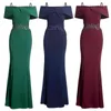 Kerstmis Elegante Jurken voor Nieuwjaar 2022 Solid Color Spaghetti Strap Off Shoulder Lace Trouwjurk Voor Partijen Y1212