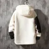 Giacche da uomo Cappotto in pelliccia sintetica Uomo Moda invernale Giacca con cappuccio in lana di agnello Taglie forti Abbigliamento casual da uomo Lugentolo