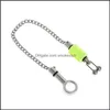 Рыболовные спорты на открытом воздухе индикаторы outdoorsfishing Aessories 85ab Swinger Нержавеющая сталь Слинг цепи прикус Индикатор CARP сигнализация висит датчик