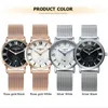 Chenxi Fashion Rose Golden Women Watches Ladies Elegant Klänning Quartz Klocka Titta Kvinnors Armband Högkvalitativ Montre Femme Q0524