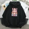 Démon Slayer Yeux Imprimer Hoodies Hommes Casual Polaire 2021 Printemps Automne Sweats Haute Qualité À Manches Longues À Capuche Streetwear Top H0909