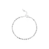 925 Sterling Silver Fashion Simple Elegant Ed Chain Armelets Jewelry for Woman Wave Anklet Gifts 2105075421038