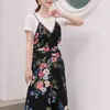 Women Chiffon Overalls Wide Leg Pant Spring Summer Female Loose Printed Floral Boho Casual Trousers Oversize Jumpsuits 210514