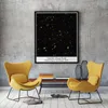 Pinturas Hubble Telescopio de campo profundo Po Poster Famoso espacio abstracto Pintura Pinturas Fotos de pared para sala de estar Decoración del hogar