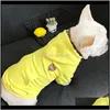 Apparel Supplies Home & Garden Drop Delivery 2021 Solid Hoodie Spring Autumn Pets Dogs Clothing French Bulldog Pug Pet Matching Clothes For D