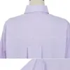 Blusas Mujer De Moda Purple Women Shirts Cardigan Long Sleeve Blouse And Tops Striped Pocket Female Ladies 7307 50 210508