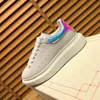 Platform Erkek Rahat Ayakkabılar Siyah Kadife Kuyruk Metalik Gümüş Üçlü Beyaz Derin Mavi Toz Pembe Erkek Kadın Sneakers yansıtır Kutusu Ücretsiz Gemi