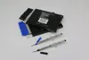 A Lot of 12 Pcs Rollerball Pen Black/Blue 710 Refills Medium Point can mixed collocation with lid