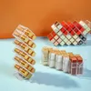 10,16 28 Grids Transparent Lippenstift Lagerung Box Acryl Make-Up Organizer Kosmetik Regal Desktop Schminktisch Badezimmer Verwendung