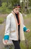 المرأة الشتاء الشرقية أنيقة سترة نمط العرقية التقليدية الملابس الآسيوية خمر معطف طويل الأكمام التبت أبلى