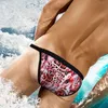 Summer Swim Thong Briefs Sexy Low Rise Mens G String Swimwear Nylon Quick Dry Swimming Surf Trunks Elastic Bikini Spa Swimsuits Men's