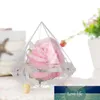 Envoltura de regalo Banquete de boda Hogar Forma de diamante transparente Plástico transparente Favor Decoración Caja de dulces LX2339 Precio de fábrica Diseño experto Calidad Último estilo original