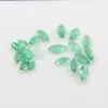 2 mm * 4 mm Naturlig Si Grade Emerald Loose Gemstone Marquise Cut Real Emerald Loose Ädelsten för smycken DIY H1015