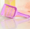 Cat Plastic Pet Shovel Sand Scoop отхождение собаки щенок мусорных мусоров выложить пищевые ложки пески чистящие средства туалетные кошки поставки