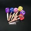 Dice Pattern Tabak Roken Clip Sigaret Blunt Roach ATM-kaart Houders Hand Rack Ceens Nail Grippers voor Fashion Wome