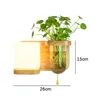 Nordic minimalist interior wall lamp with switch green plant solid wood aisle decoration balcony bedside lamp bathroom mirror headlight
