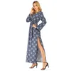 Robes décontractées VWIWV Mode Femmes Vêtements à la mode Dames Sexy Night Club Split Maxi