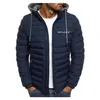 Mäns Hoodies Sweatshirts SpaceX Winter Jacket Varm Cashmere Slim Casual Down Coat Sports Top Tink Erasered