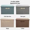 Business Foldable Storage Box Toy Book File Home Clothes Underwear Sundries Organizer 211102