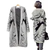 Jesień Moda Zima Kobiety Z Długim Rękawem Luźne Dziewiarskie Sweter Sweter Knitted Kobieta Scargan Pull Femme 211011