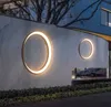 Modern Wall Lamp Street Lamp Garden Light Outdoor Waterproof IP65 Lighting Yard 11W 19W Creative External Sconces