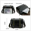 Männer Leder Messenger Bags Cross Body Business PU Casual Dokument Einzelne Schulter Schwarze Tasche für Männer