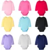 Vêtements pour bébés, body à manches longues, combinaison pour filles pures, 100 coton, vêtements doux pour prématurés, chemises pour nouveau-nés 024M 2104132210032