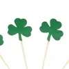 St. Patrick's Day Cake Toppers Irish Carnival Party Decorazione Verde Trifoglio Cappello Cappello Topper Decorazioni Forniture all'ingrosso Wyl BH4651