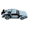 MOC High-Tech Auto terug naar de toekomst Tijdmachine Bouwstenen Delnemende Snelheidsvoertuig Supercar Bricks Toy voor Kinderen Kid AA220303