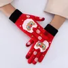 Enfants Adulte Gant De Noël Plein Doigt Garder Au Chaud Gants Tricotés À Tricoter Flocon De Neige Cinq Doigts Gants Party Favor RRd8591