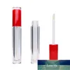 Solid color 5ml Transparent Empty ABS Lip gloss tube Clear lip glaze bottle DIY Refillable Makeup Cosmetics packing contaienr Factory price expert design Quality