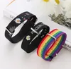 Daisy Strap Armbänder Für Mädchen Jungen Frauen Regenbogen Armband Armband Baumwolle Leinen Einstellbar Paar Schmuck Geschenke GC688