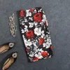 2021women Vintage Spódnice Kwiat Drukowanie Wysokiej Talii Bodycon Slim Midi Split Sexy Pencil Kobieta Falda 24 Wzory Spódnice Kobiet X0428