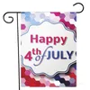 Onafhankelijkheidsdag Flag Brief Afdrukken Tuin Vlag Zomer Outdoor Tuin Decoratie Vlaggen 15 Stijl 45 * 30cm T500676