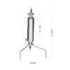 Suprimentos de laboratório ZOIBKD BHO Extrator de circuito fechado 45G 90G D90G Kit pressurizado Câmara de vácuo de aço inoxidável com tripé2693