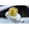 Pull Bow Ribbon Hochzeit Auto Dekoration Türgriffe Rückspiegel Blume Ballon Rotwein Geschenk Packag Y0630