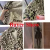 Люсивер мода леопардовый короткий пушистый пиджак женская весна держит теплое из искусственного шуба женщина корейский поворотный воротник плюшевые пальто 211220