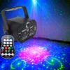 60 Patterns RGB LED Laser Disco Light 5V USB Ricarica KTV DJ Dance Party Laser Light Projector LED Stage Lighting Show per Home Party