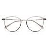 ファッションサングラスフレームランズシーなアセテートメガネフレーム女性ラウンド処方眼鏡眼鏡ultralight myopia circle eye 90045