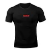 2019 Marke Männer T-shirt Bodybuilding Fitness Herren Tops Baumwolle Freizeit Turnhallen Singuletts Baumwolle Kurzarm enge Mode T-Shirt G1222