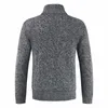 Hommes automne épais mode affaires pull décontracté Cardigan marque Slim Fit tricots Outwear chaud hiver pull 210918