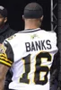 Uf Chen37 Custom Men Hamilton Tiger-Cats #16 Brandon Banks real Full embroidery College Jersey Size S-6XL or custom any name or number jersey