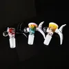 14mm Male Joint Heady Glass Bowl Colorful Fish Type Bowls Smoking Accessaries Oil Dab Rigs OD 25mm 28mm Water Pipes E Cigatettes XL-SA05 XL-SA12
