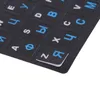 Adesivos de teclado de cartas russas PVC Frosted para notebook Capas de laptop para teclado para computadores