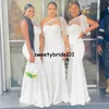 Syrenki Druhna Dresses Długie Vestido De Fiesta De Body African Kobiety Długie Ramię Wedding Party Dress