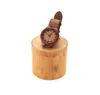 Naturalne bambusowe pudełko na zegarki Biżuteria Drewniane pudełko Mężczyźni Zegarek Uchwyt Kolekcja Display Storage Case Prezent RRD13432 Seay
