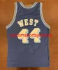Mens Women Youth Champion Jerry West Gold Jersey Basketball Jersey Broderie ajouter n'importe quel numéro de nom