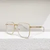Solglasögon trendiga glasögon kvinnor män full ram blandad färg vit lila antireflektion prydnadssäkerhet recept glasögon stil unik märke ursprunglig låda