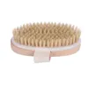 DHL Bad Brush Droog Huid Body Soft Natural Brahle Spa De Borstel Houten Bad Douche Borstel Borstel Spa Beelden Borstels zonder handvat